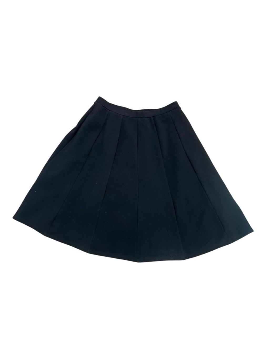 NY Collection Black A-Line Skirt, Small - Picture 2 of 7